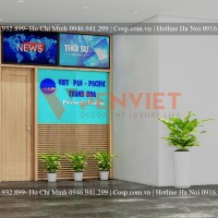 Thiết kế sảnh văn phòng Viet Pan